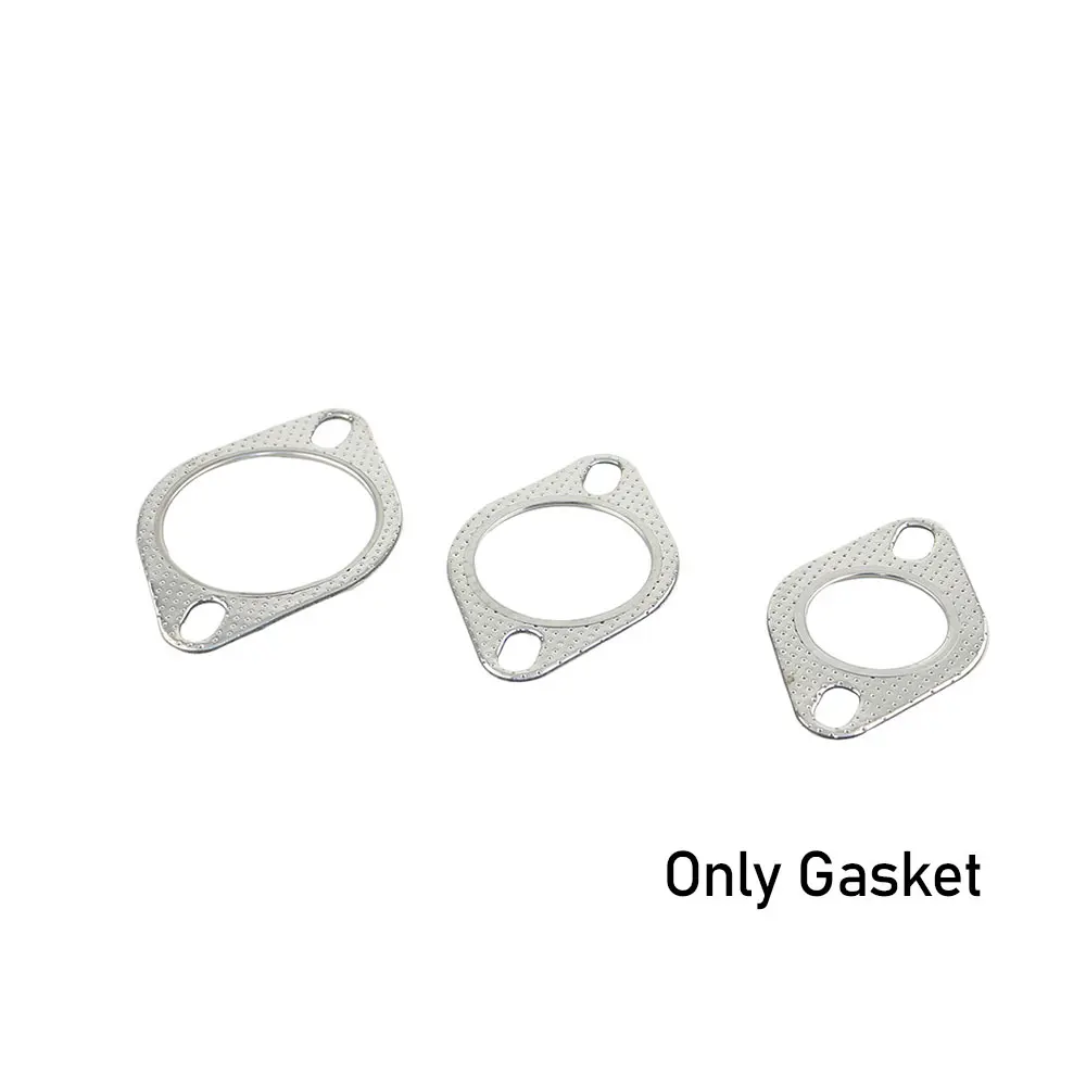 JZZ 4pcs Universal fits for 2''/2.3''/2.5''/3'' Stainless Steel Exhaust Pipe Flange Gasket