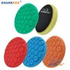 Sharkfox 5"(125mm) Hex-Logic Sponge Buffing Polishing Pads For DA/RO/GA Car Buffer Polisher 1