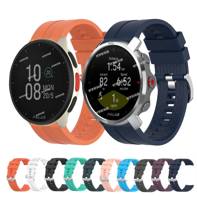 Correa de reloj deportivo para Polar Pacer, pulsera de silicona de 20mm de  liberación rápida para Polar Unite/Ignite 2, hombre y mujer - AliExpress