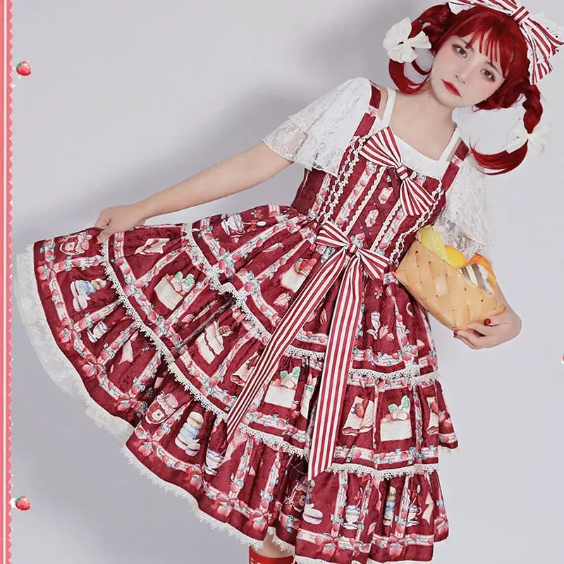 Strawberry Tea Party Lolita JSK Dress by Infanta