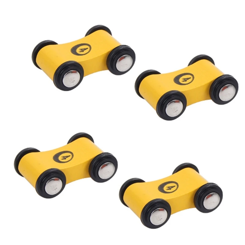 4pcs Track Toy Car Children;s Wooden Scooter Toy for Sliding Racing Toy Replacement Ramp Race Car Toy Gift for Baby Boys