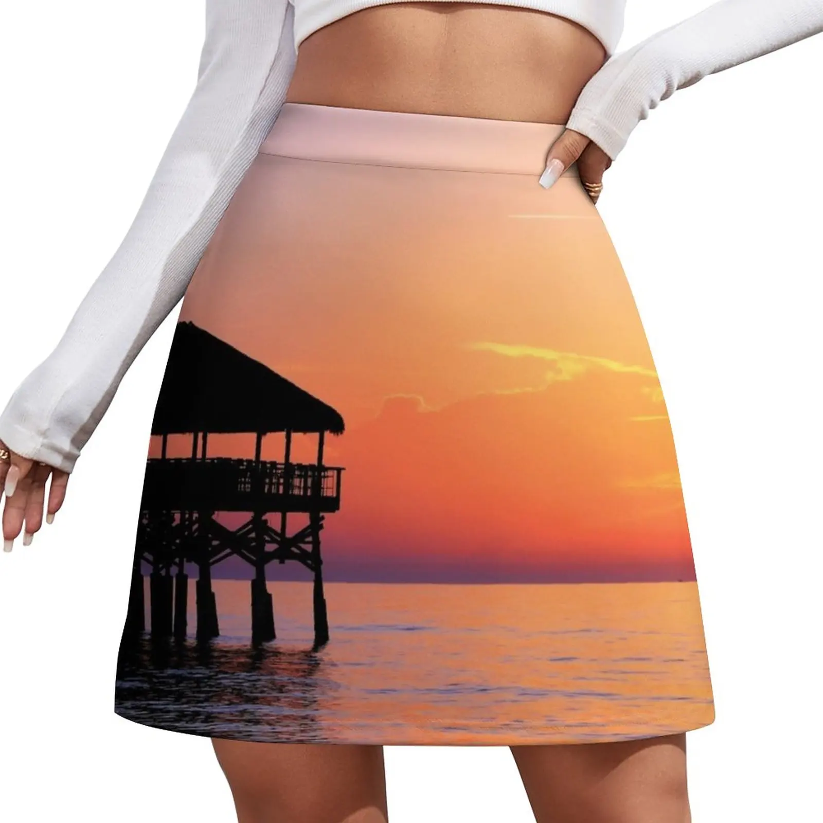 Cocoa Beach Pier Mini Skirt mini skirt for women korean style shorts Women clothing