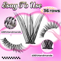 Kit de cils minces et doux en plumes naturelles 30D 40D – Glam quotidien sans effort pour un maquillage frais et naturel! Ultra-doux et délicat 5