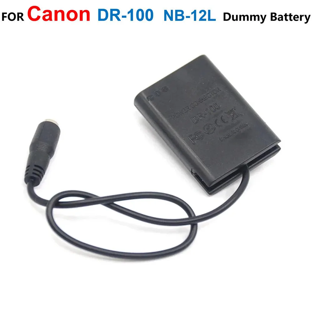 

DR-100 DR100 DC Coupler Fit Adapter NB12L NB-12L Fakr Battery For Canon PowerShot G1X Mark II N100 Cameras