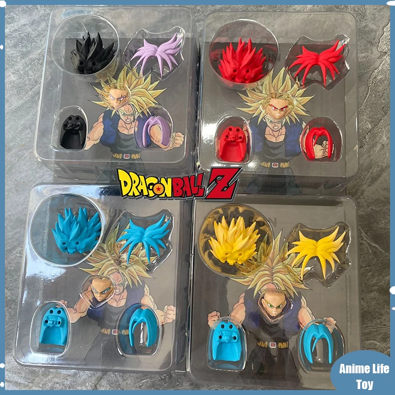 

Набор аксессуаров для волос Snail Run Dragon Ball Z Trunks Sculpt, аниме фигурка Super Saiyan Vegeta, голова костюма, игрушки, подарки