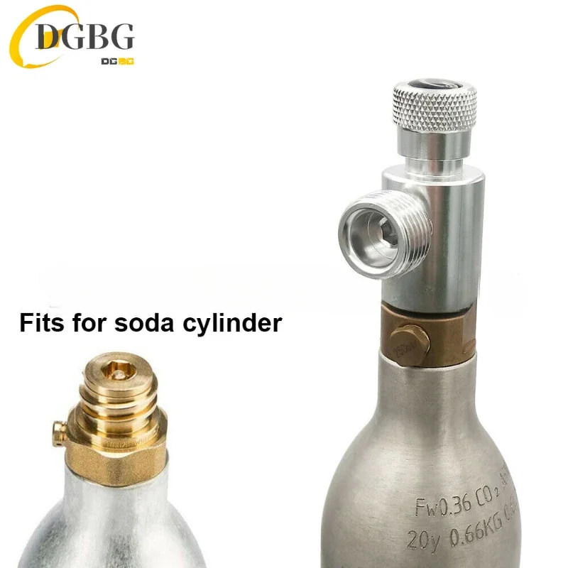 Adattatore Per Bombola CO2 Con Regolatore 0-3000psi – Connettore Maschio TR21-4 Per Ricarica Soda, Birra E Bevande - 4
