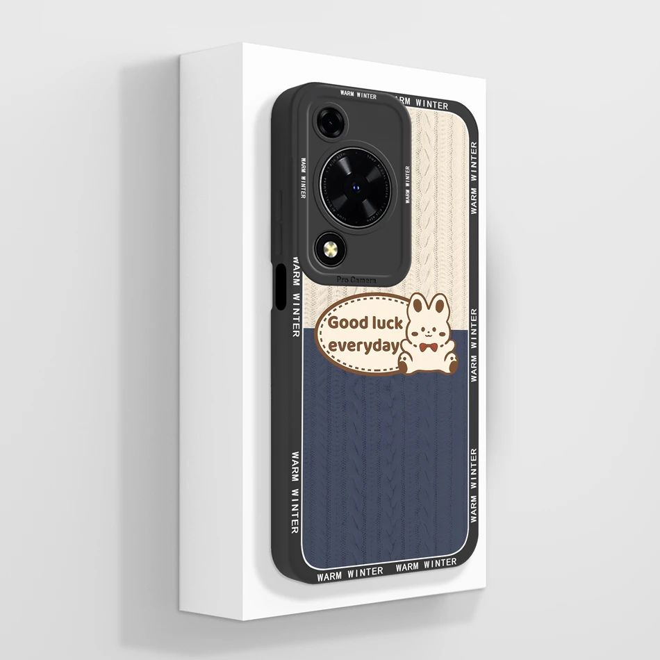 Cute Design Phone Case with Camera Protector, Soft Liquid Silicone Protective Bumper