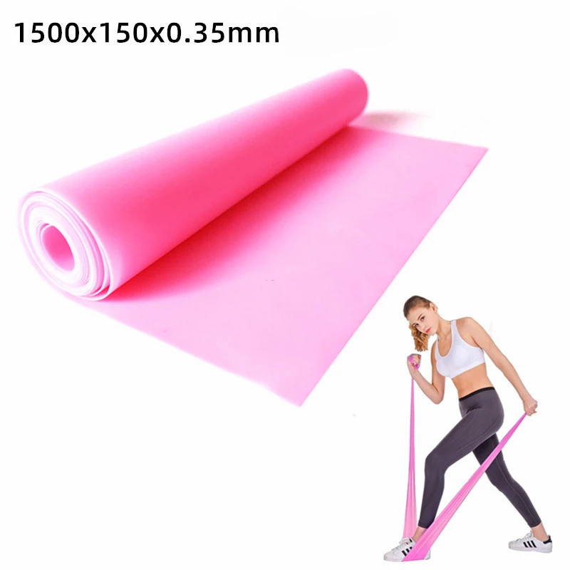 Yoga Latex Spanngurt 7-teiliges Set Fußmassagestab Fitness Faszienball Latex elastischer Ring Heimfitnessgeräte Arch Back – Detail 2