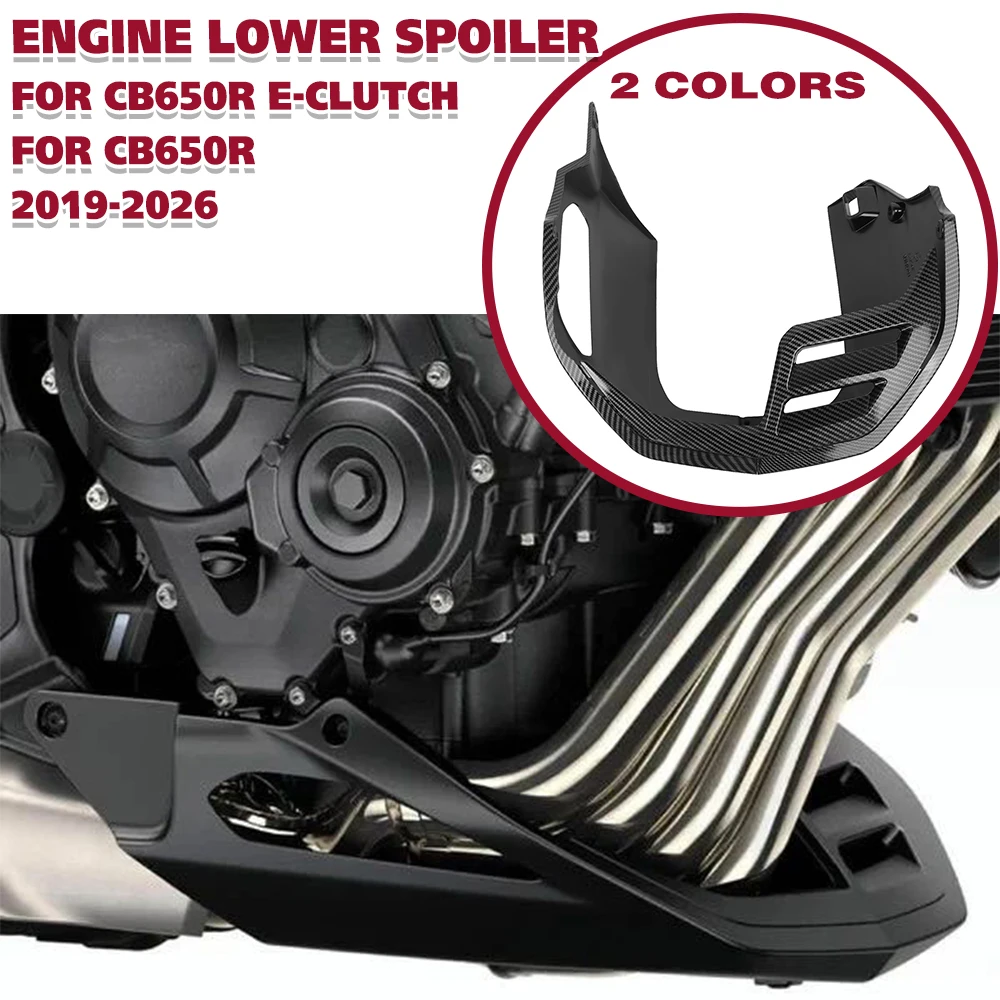 Para Honda CB650R E-CLUTCH 2024-2026 Cubierta Inferior de Carenado Placa Protectora de Motor y Chasis CB 650R 650 R 19-26