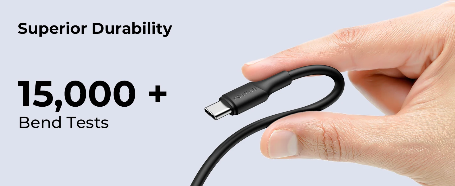 VOLTME 3A USB Type C Cable For Xiaomi Samsung Galaxy S24 Fast Charging USB Charging Data Cable 18W For iPhone 15 iPad Poco USB C
