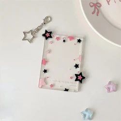 Transparent Kpop Photocard Keychain and Student Card Case (Style 13)