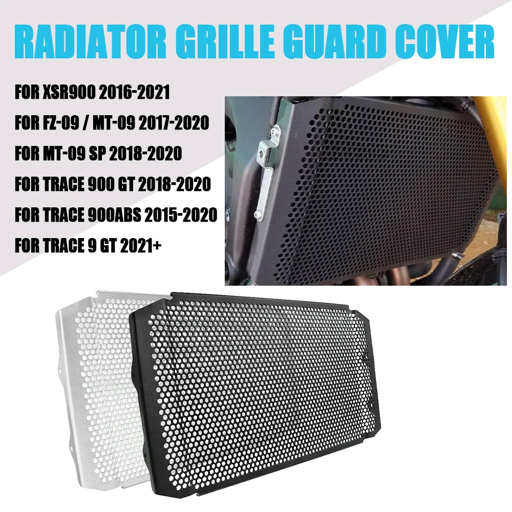 

For YAMAHA MT 09 XSR900 MT09 FZ09 2017 2018 2019 Motorcycle Accessories Radiator Guard Grill Cover Protector Modified Parts