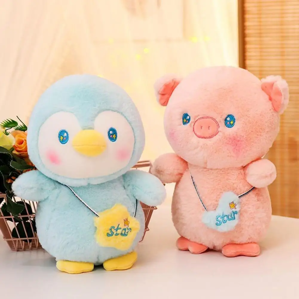 

Animal Plush Toy Soft Stuffed Animal Plush Dolls Cute Sheep Penguin Pig Children's Companion for Home Decoration Birthdays