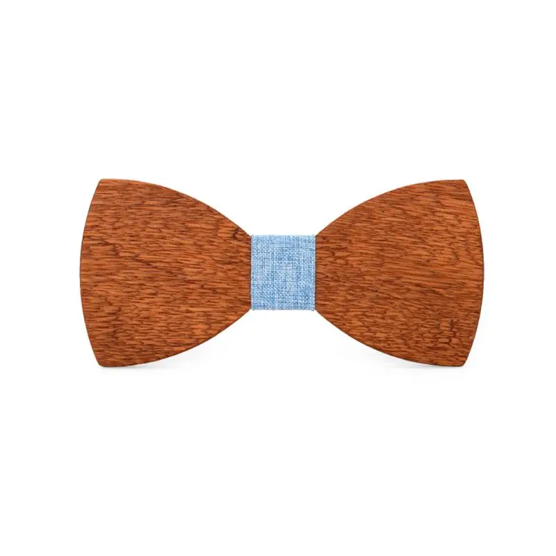 Handmade Cork Wooden Bow Ties For Men Wedding Party Unique Accessories Neckwear Solid Color Whole for Butterfly neck tie