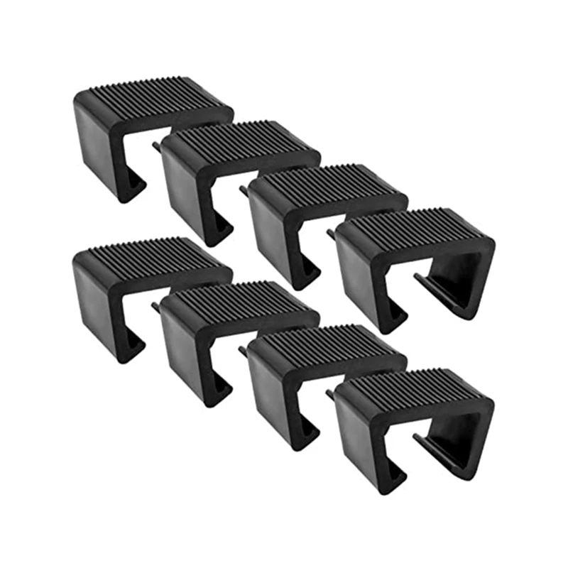 8 Pcs Anti-Deformed Rattan Furniture Connectors For Outdoor Sofa Plastic Clamps Wicker Chair