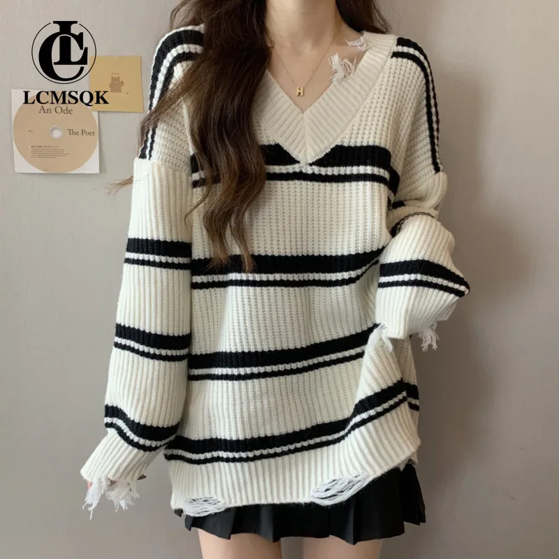 

Pullover Blouse Knitted Sweater Sweaters for Women Y2k Long Sleeve Top Winter Clothes Women Tops Women's Vintage Fashion 2022