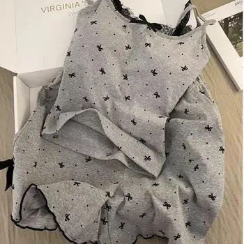 بدلة صيفية نسائية طقم بيجامات نسائي طقم بناطيل ملابس نوم بيجامة شورت نسائي ملابس منزلية ملابس داخلية لصالة النوم 2