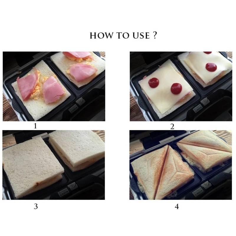 Sandwich Maker Home Mini Triangle Sandwich Maker 220V Bread Toaster Breakfast Machine