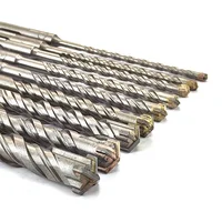 Tête de coupe transversale pour béton SDS Plus, marteau à double tarière 110mm 160mm 200mm, bloc de brique murale, marteau électrique, mèche de maçonnerie, 1 pièce 2
