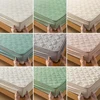 Waterproof Mattress Cover Multi Size Fitted Sheet Bed Cover Machine-Wash Bedspreads For Double Bed Anti Stain 12 Colors Bed Home 6