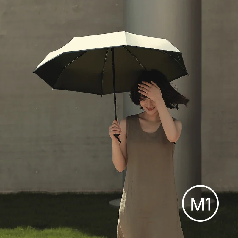 Pocket Flat Mini Umbrella Girls Portable Six Folding Umbrella for Women Anti UV Parasol Travel Sun Shade