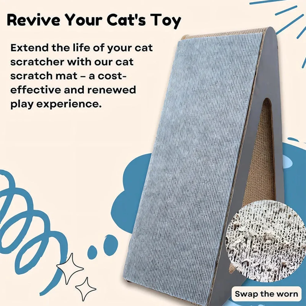 Cat Climbing Mat With Self-Adhesive Backing Sturdy Multi-Purpose Non-Slip Scratching Pad Funitures Protective Mat Pet Accessorie