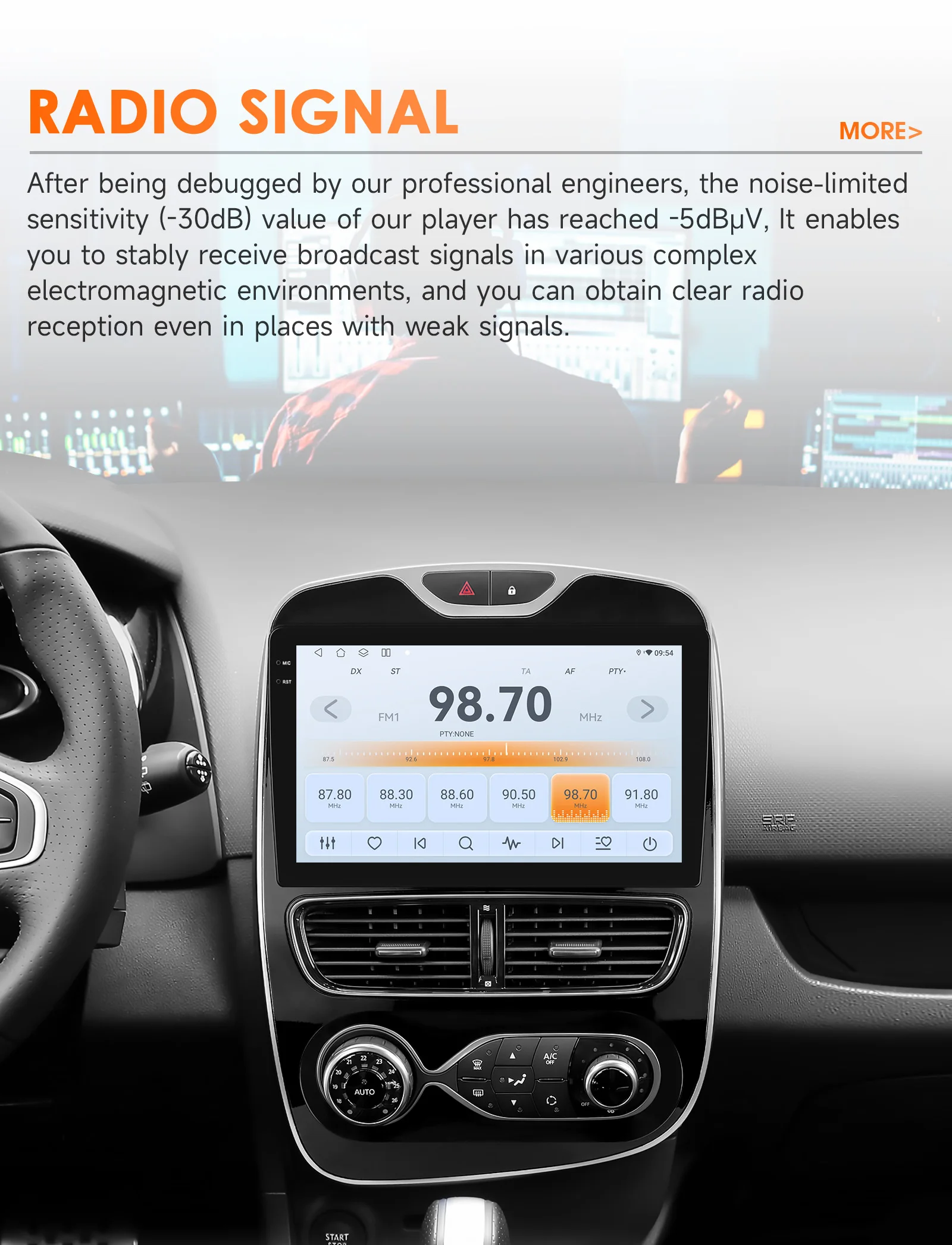 6115 OCTA Core Carplay Android 14 Autoradio für Renault Clio 4 2012–2019 Multimedia-Player 360 Kamera Autoradio GPS BT Bildschirm – Detail 20