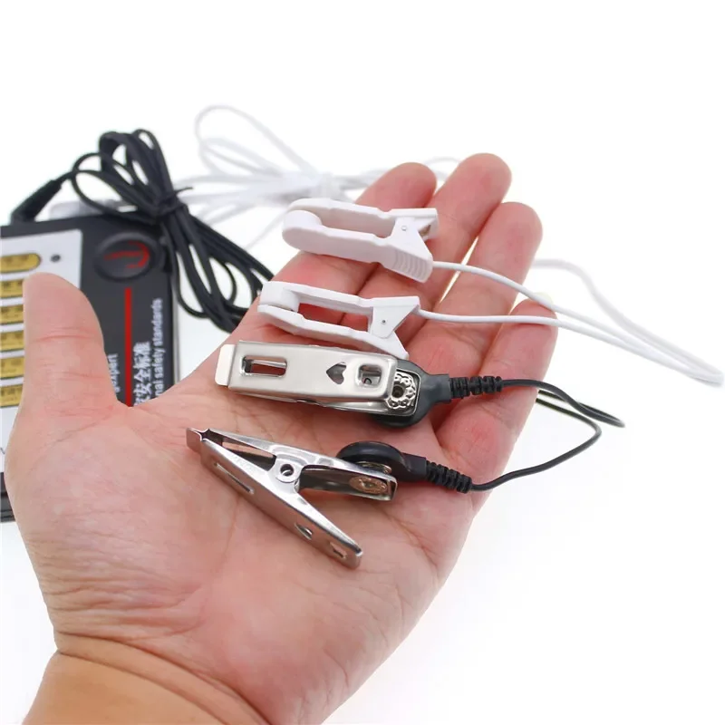 Electric Shock Nipple Clip Attachment Medical Breast Massager Sex Toys For Women Clitoris Clip Stimulate