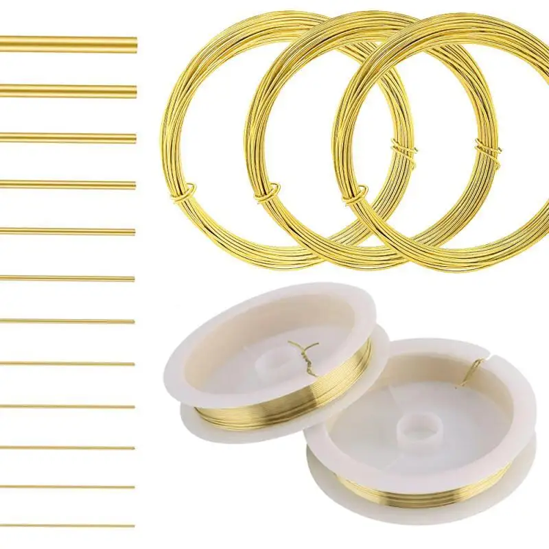 Versatile Brass Craft Wire for Jewelry Making & DIY Projects