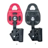 Ascender Lifting Pulley 4KN Climbing Rigging Adventure Lifter Rappelling Outdoor Smooth Portable Mountaineering Red 5