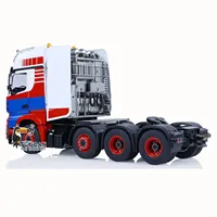 RTR LESU 1/14 RC Tractor Truck 8x8 Upgraded Radio Control Car Model Smoke Unit 2-speed Transmission Light Sound Systems Toy 2