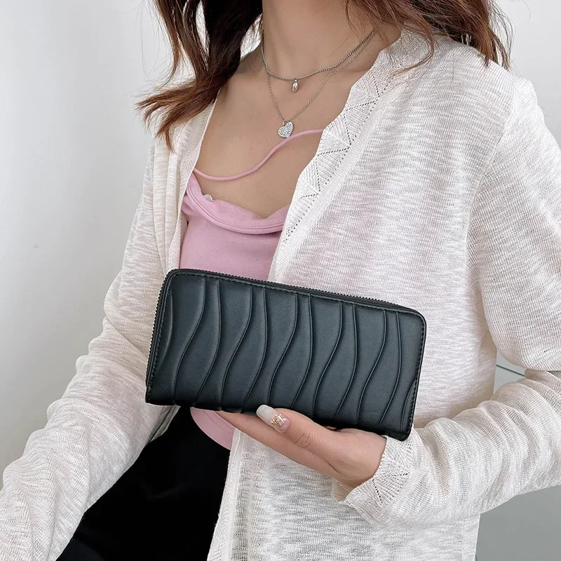 

New Fashion Joker Online Celebrity Personality Trend Ladies Fashion Long Clutch Bag Trend Girl Change Mobile Phone Bag