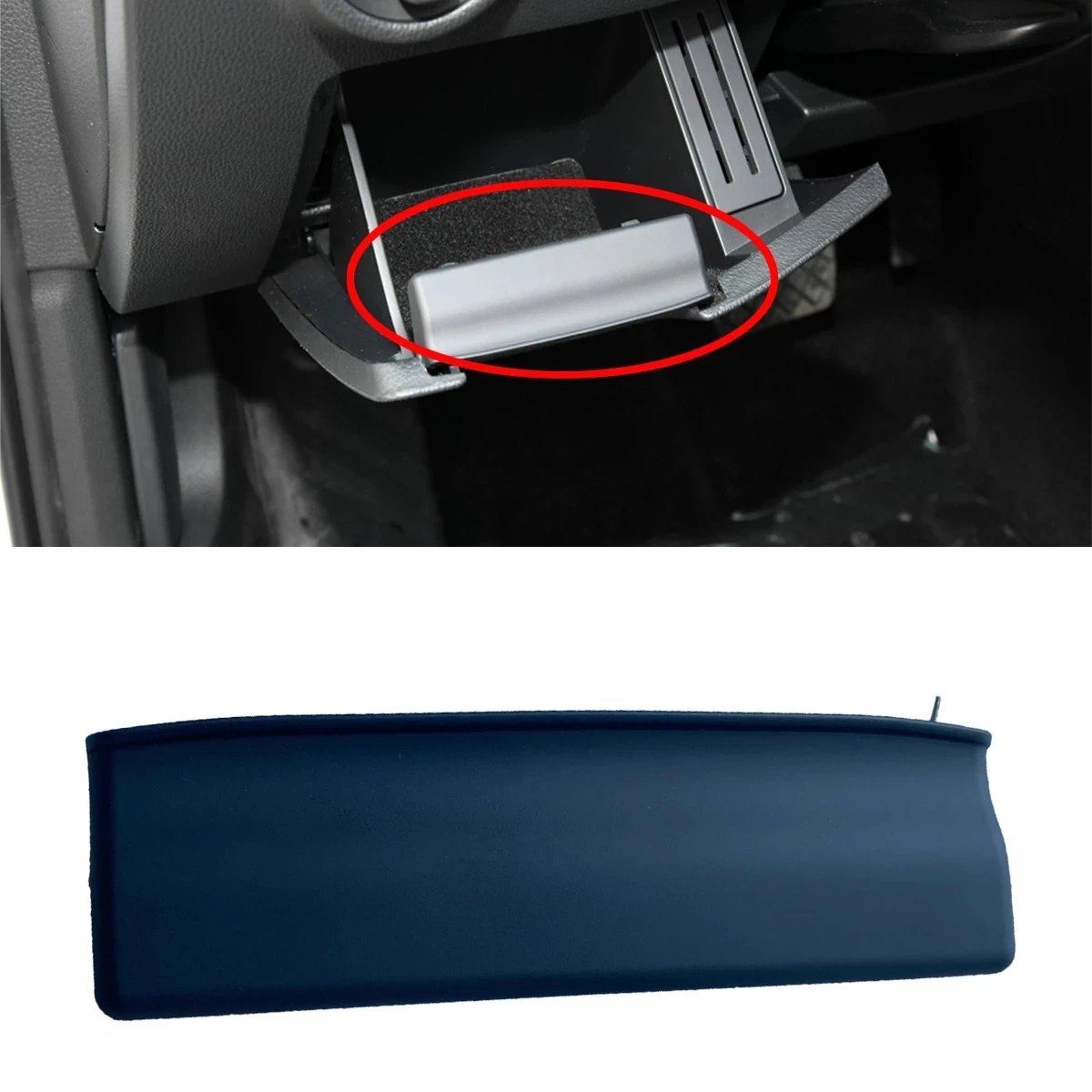 3v1857919a New Front Left Car Dash Storage Compartment Glove Box Handle