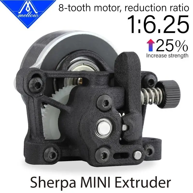 

Mellow Sherpa мини-экструдер с MOONS Motor Direct Drive для Voron 2,4 Creality3D CR-10 Ender3 / PRO BLV 3D принтер K3