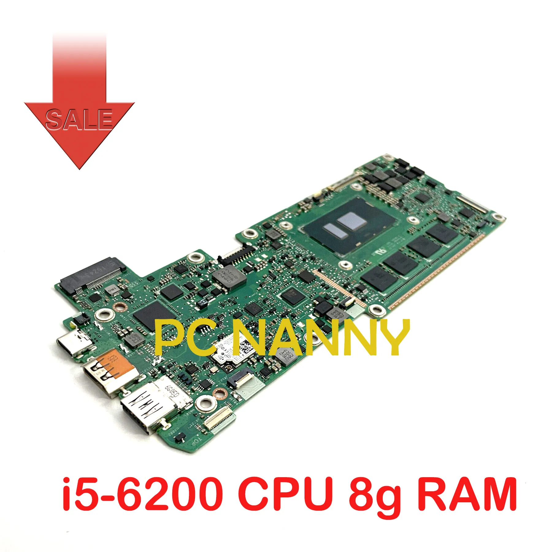 

Материнская плата PCNANNY для ноутбука ASUS Transformer 3 Pro T303U T303UA i5-6200 CPU 8g RAM 60NB0C60-MB2140