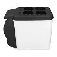 Réfrigérateur Portable 12V pour voiture, 37W, 6l, boîte à médicaments Portable à faible bruit, cosmétique, réfrigérateur Portable pour aliments 5