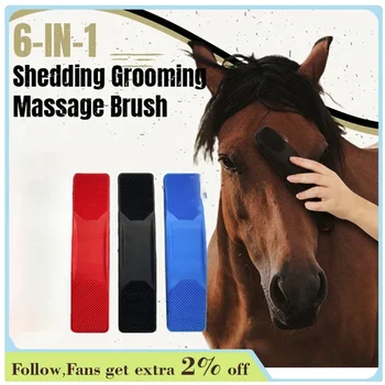 6-In-1 Horse Grooming Massage Brush 1