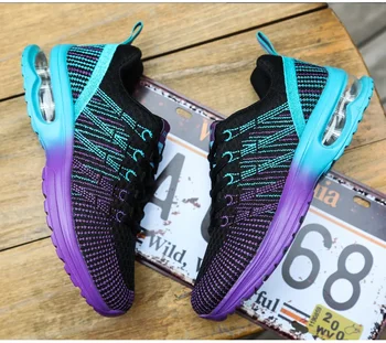 أحذية نسائية عصرية جديدة مريحة للجري إصدار أحذية شبكية عصرية قابلة للتنفس للركض أحذية رياضية متعددة الاستخدامات 3