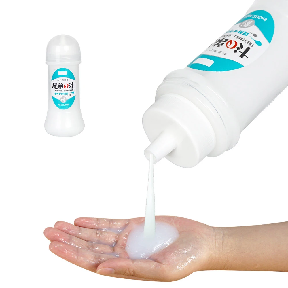 Lubrificante A Base D'Acqua Da 200Ml Imitazione Olio Di Lubrificante Per Sperma Vagina Orale Lubrificante Anale Lubrificante Intimo Per L'Erezione Uom