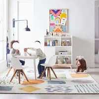 Living Room Carpets Cute Cartoon Children's Room Rug Nordic High-grade Sofa Bedroom Bedside Home Floor Mats Ковер Alfombra 카페트 2