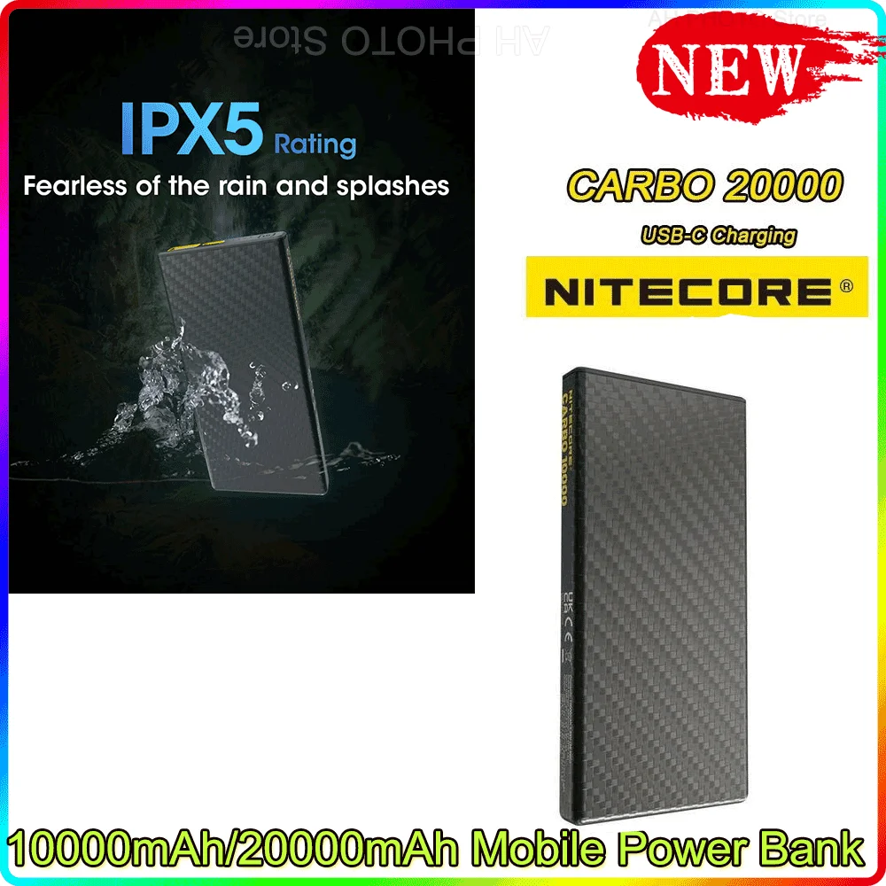 NITECORE Carbo 10000 Power Bank, 10000mAh