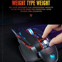T-WOLF Gaming Mouse Wired  8-button 3200DPI LED Optical USB Computer Mouse Silent with Game Programming For PC Laptop Gamers 3