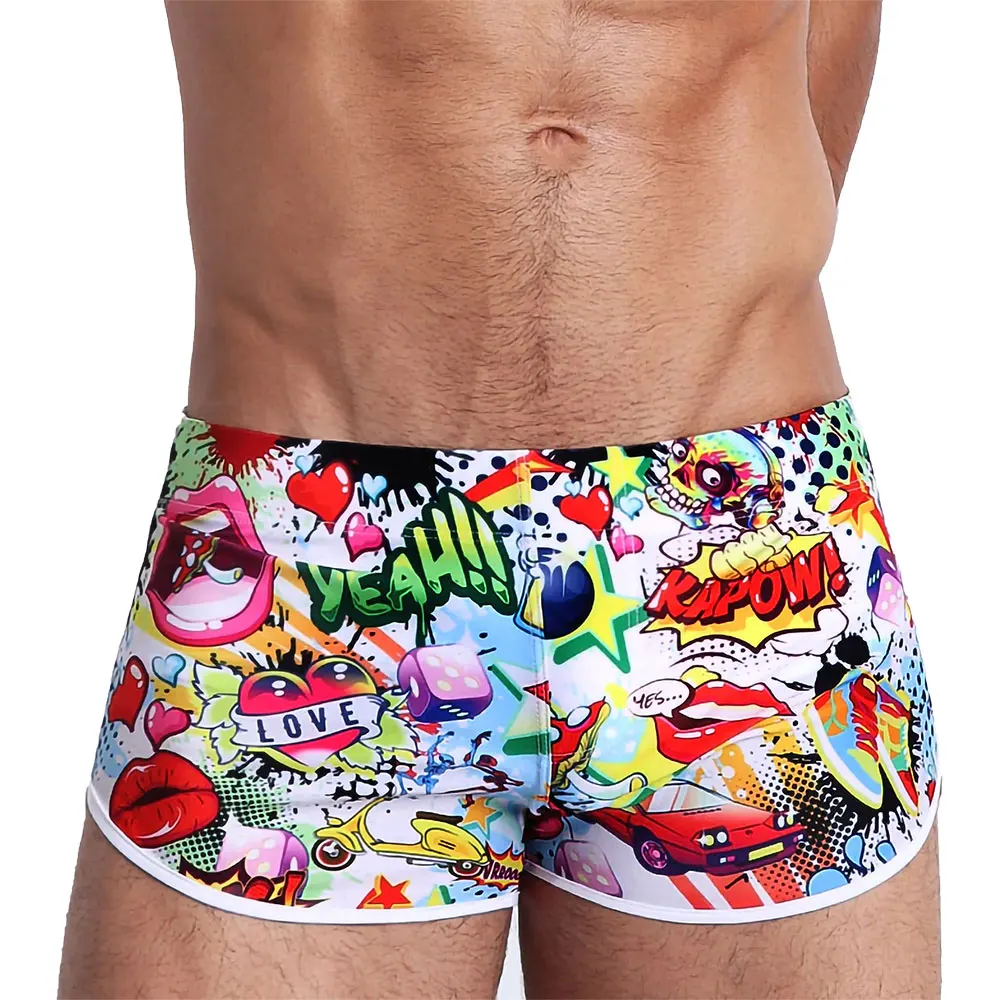 Men Swimsuits Swim Shorts Quick Dry Swimwear Beach Swimming Trunks Sport Surfing Jammer Bathing Beachwear