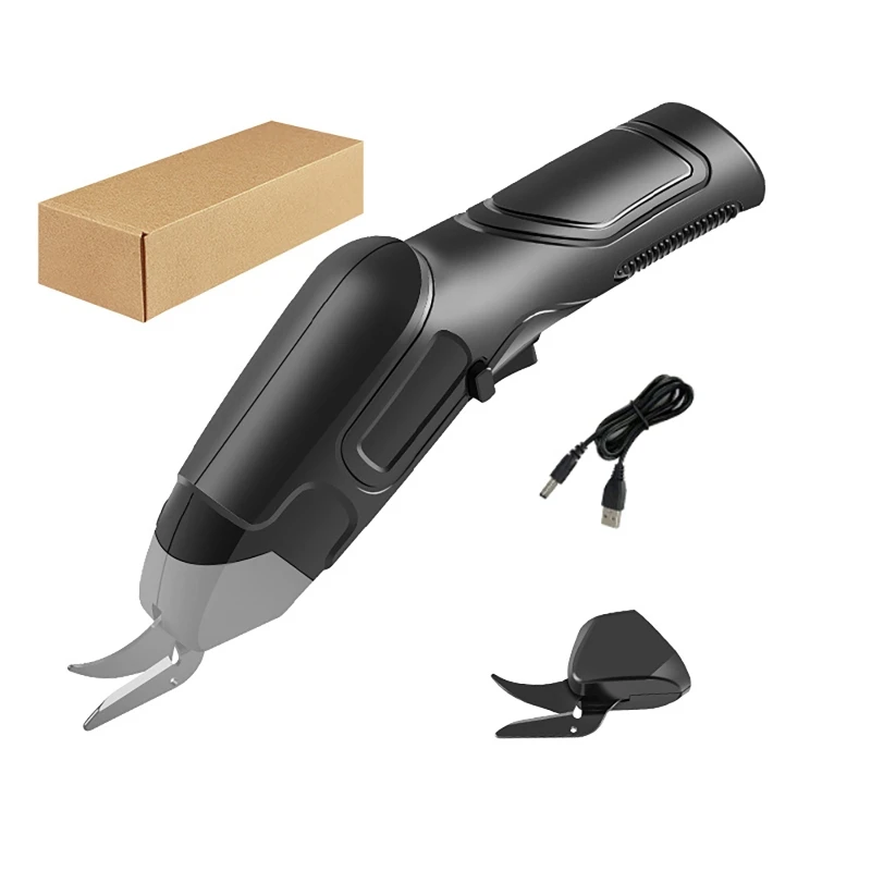 휴대용 DIY 다기능 Usb 충전식 전기 가위 커터, 가죽 천 카드보드 커터용 커터 도구