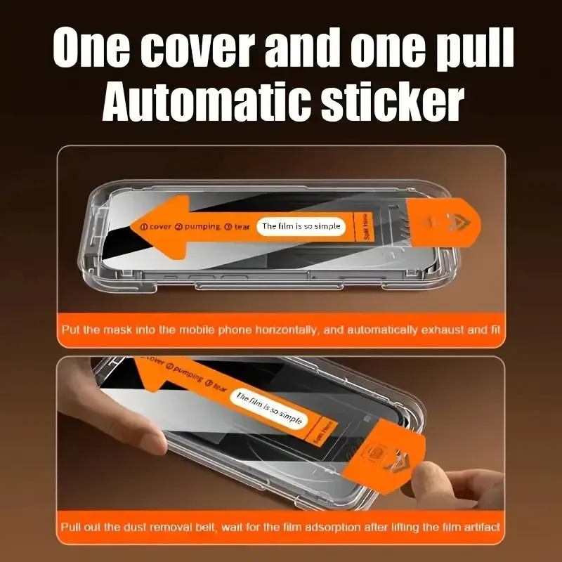 Enhanced Privacy Screen Protector - Anti Peep Tempered Glass, Easy Installation