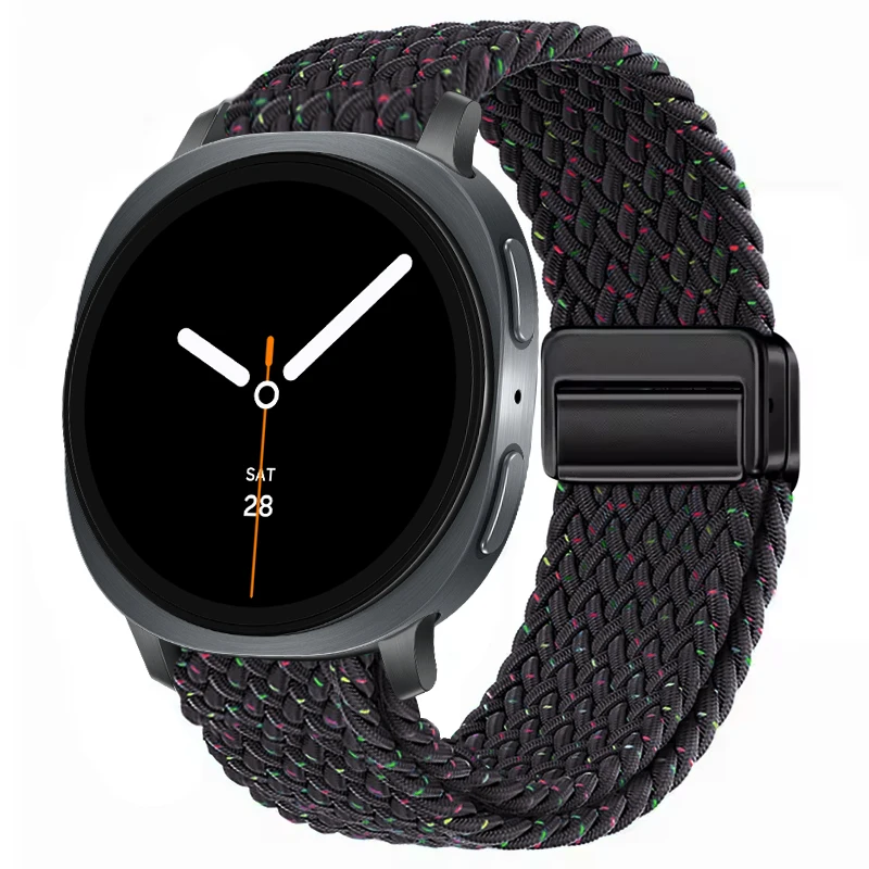 Braided Nylon Solo Loop Magnetic Sports Band Bracelet