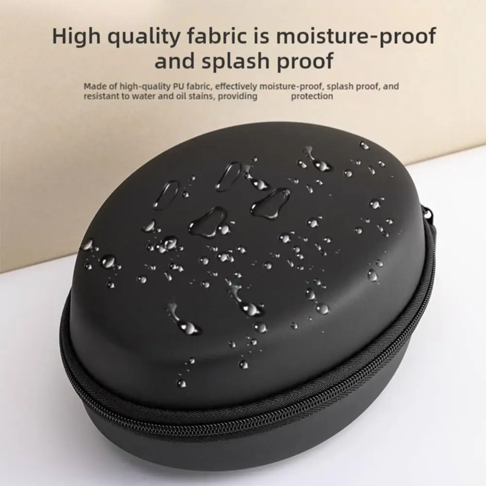 Durable Black Shockproof Headphone Carrying Case