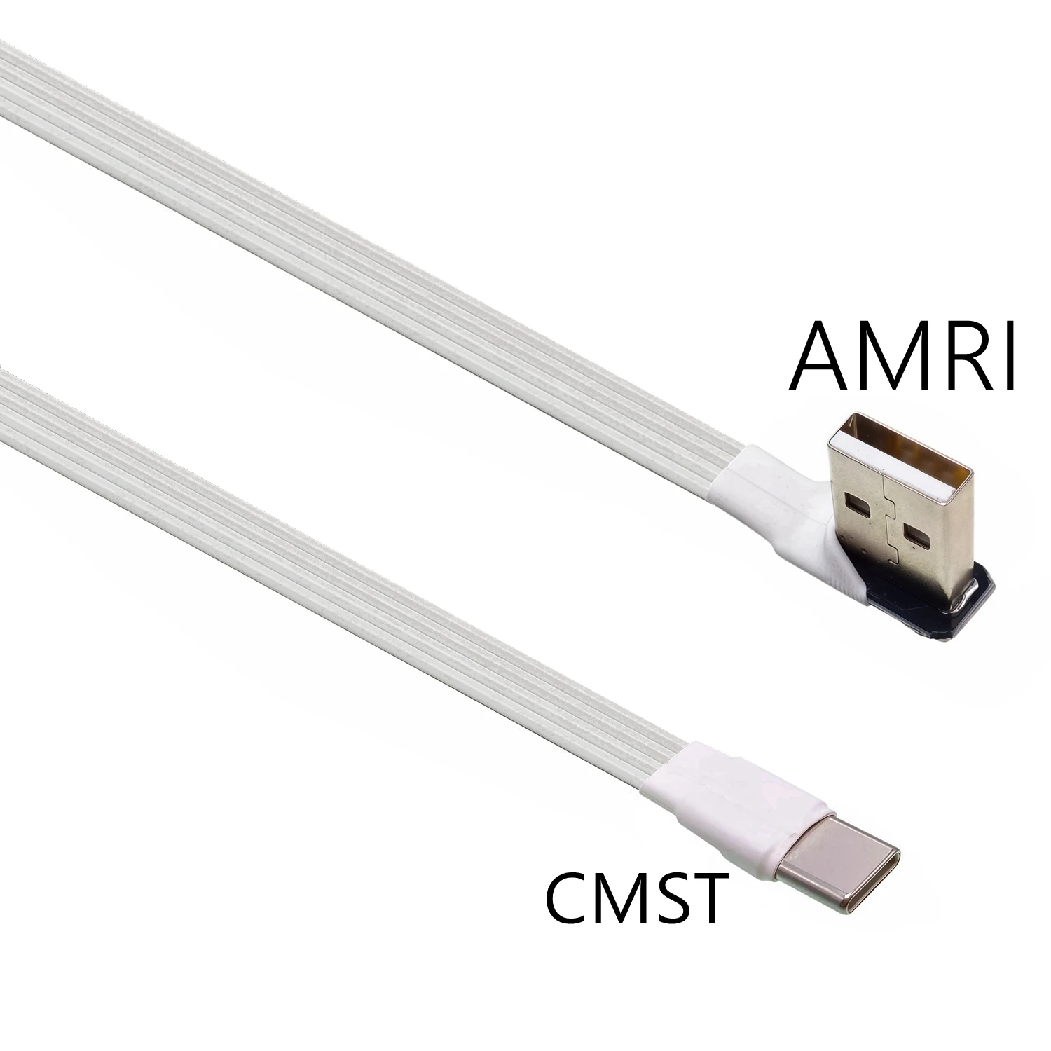 Reversible USB-C to USB 2.0 Right-Angle Data Cable