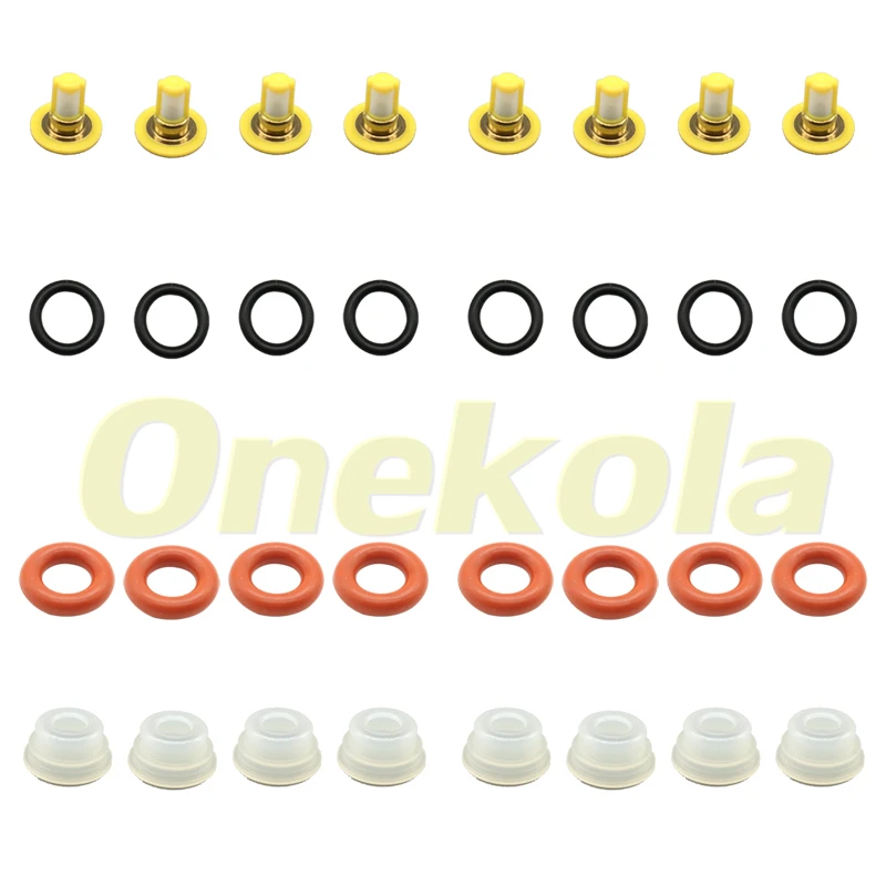 16450-R40-A01 Fuel Injector Seal O-Ring Kit Seals Filters Acura ILX TSX / Honda Accord Civic CR-V 2.4L