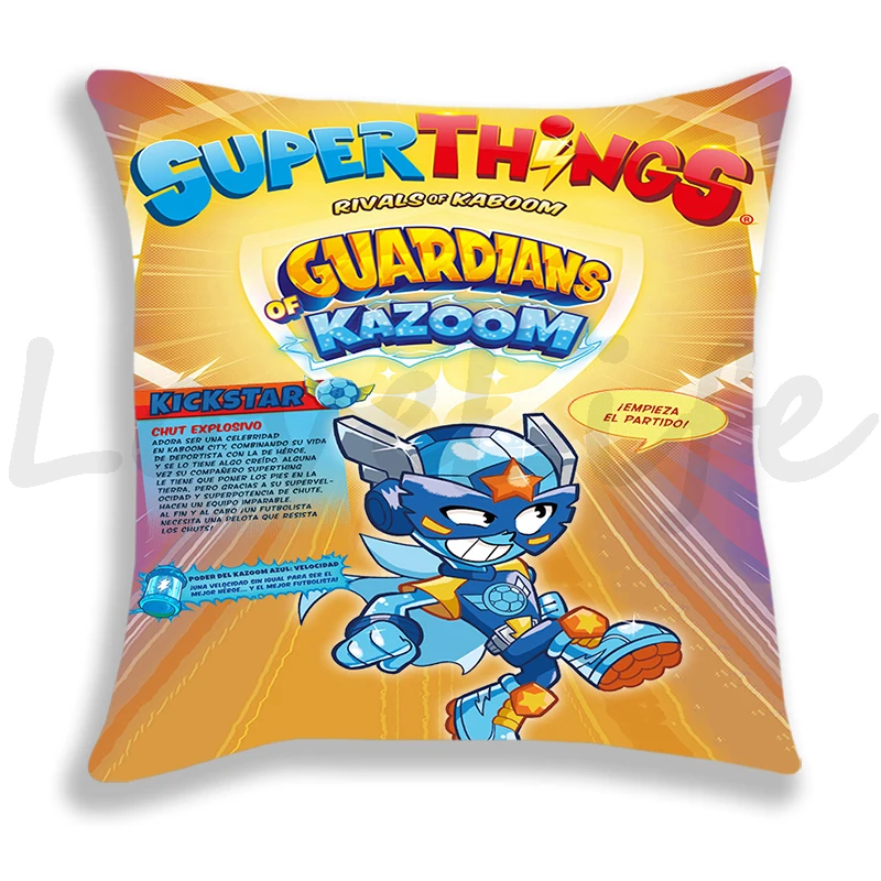 Superzings Series 9 Pillow Case Single Sides Pillowcase Home Decorative Super Zings Pillow Covers Sofa Cushion Cover for Kids